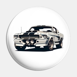 60s Ford Mustang Pin