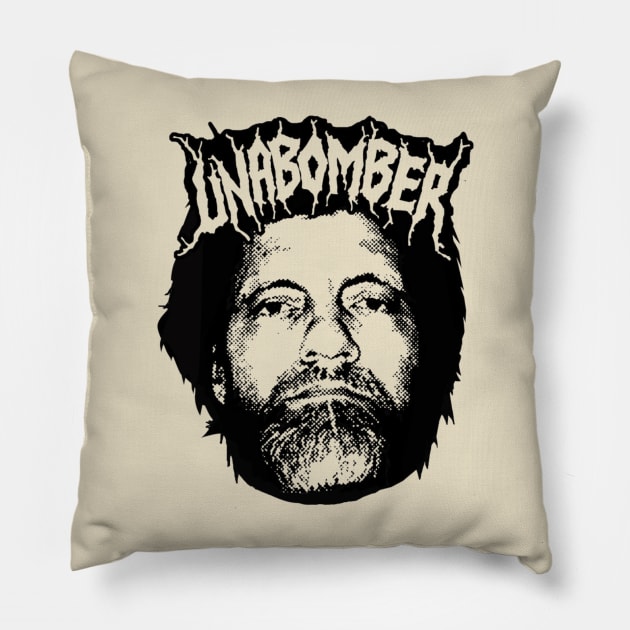 Unabomber Pillow by Coffee Black Victory 