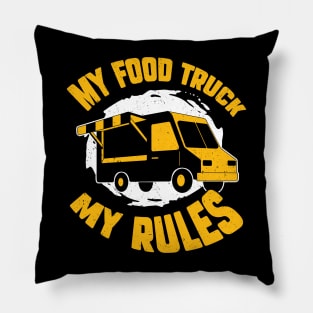 My Food Truck My Rules Pillow