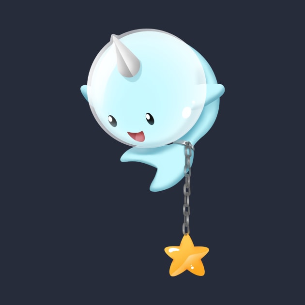 Finn The Space Narwhal by NabiDew