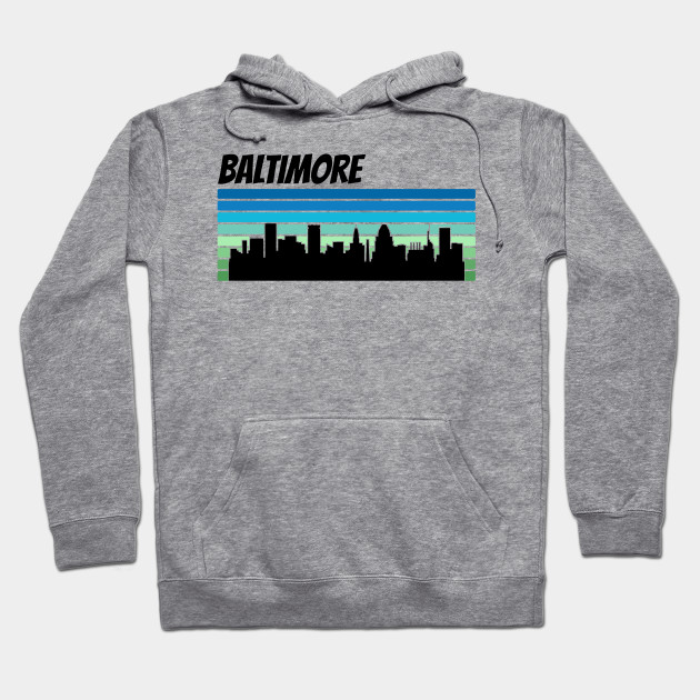 Retro Baltimore Skyline - Baltimore 