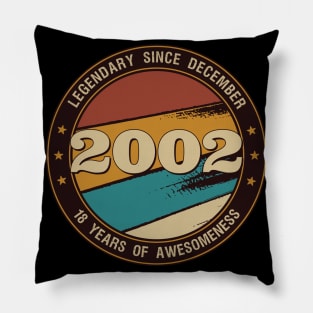 18th birthday boy Vintage 18th birthday Pillow