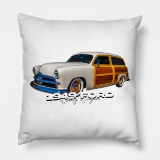 1949 Ford Woody Wagon Pillow