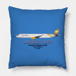 Airbus A321 - Condor Thomas Cook "New Colours" Pillow