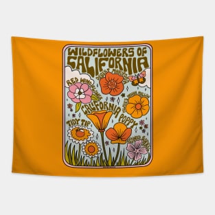 California Wildflowers Tapestry