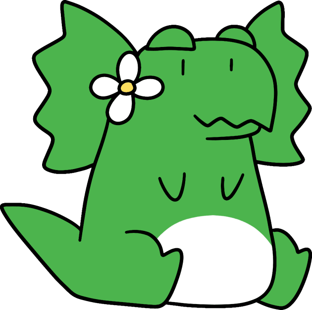 Cute Flower Dilophosaurus Kids T-Shirt by saradaboru