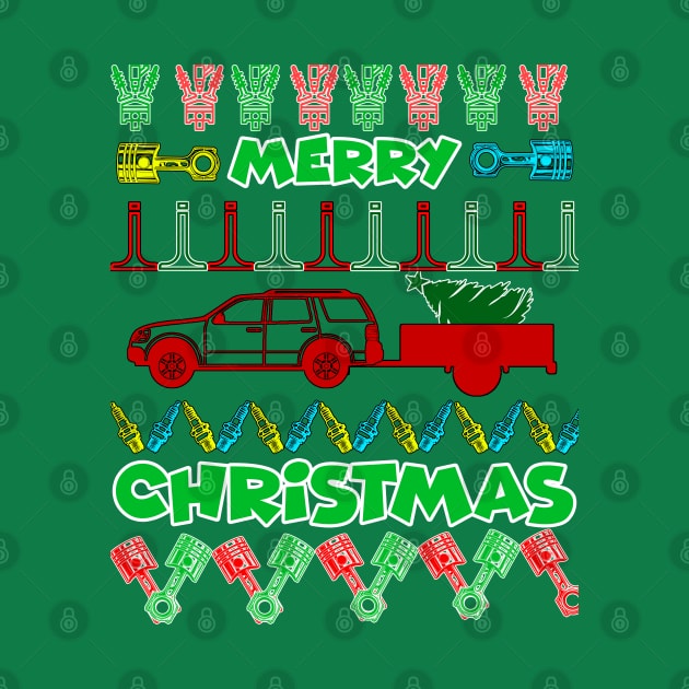 Merry chrismas, car guy, car enthusiast merry chrismas (jeep) by CarEnthusast