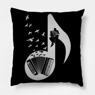 Musical note - Accordion Pillow