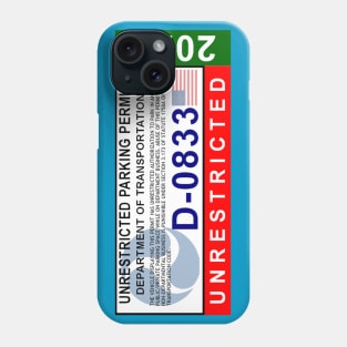 2025 Government-Issued Unrestricted Parking Permit Phone Case