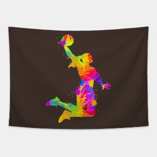 Basketball Girl Women Girls Tapestry