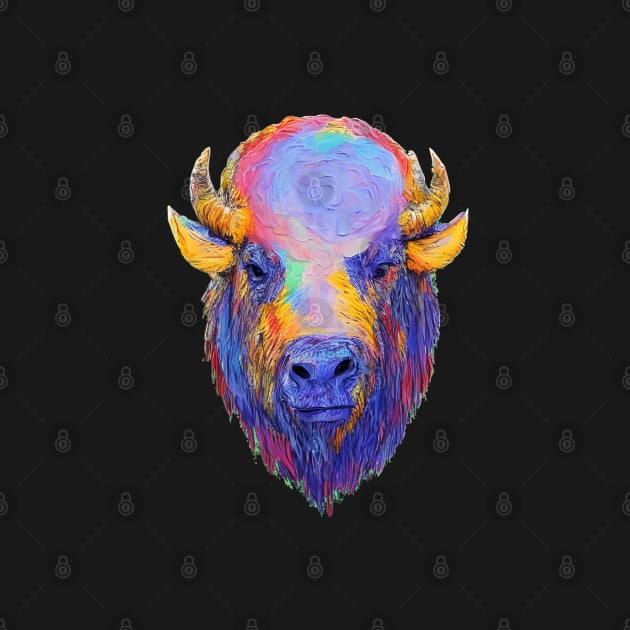 Technicolor Bison by popkulturniy