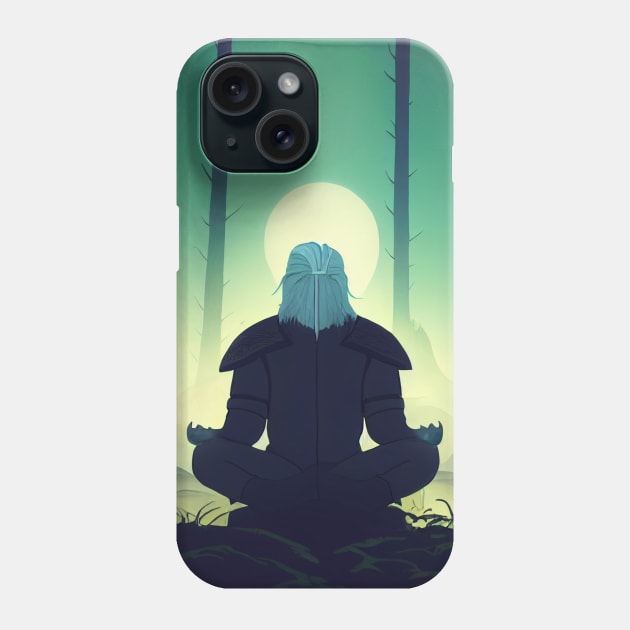 Meditating - Fantasy - Witcher Phone Case by Fenay-Designs