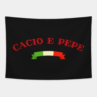 Cacio e pepe italian pasta Tapestry