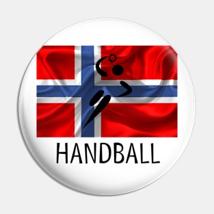 European Team Handball Basic Sport Design Norway Pin