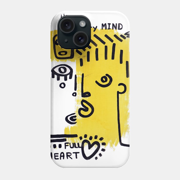 face Phone Case by Angel Rivas