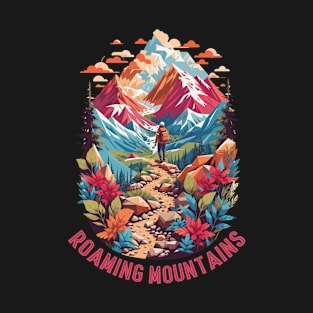 Mountain Trekker - Contemplating Nature's Beauty T-Shirt