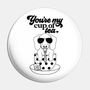 Cup of Tea Dachshund Pin