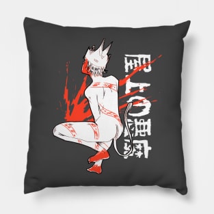 rooftop demon Pillow