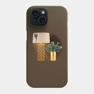 Art Deco interior illustration Phone Case