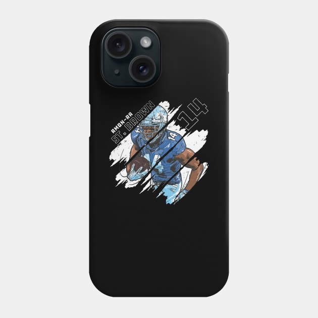 Amon-Ra St. Brown Detroit Stripes Phone Case by ClarityMacaws