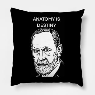 SIGMUND FREUD quote .4 - ink portrait Pillow