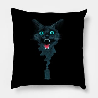 Black Cat Magic Pillow