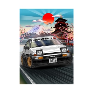 Toyota Trueno (AE86) 1986 Drifting T-Shirt