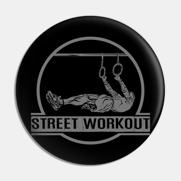 Front Lever - STREET STRENGTH Pin by Speevector