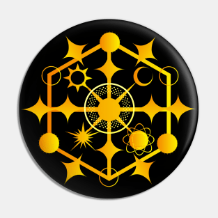 Planetary sacred geometry of the stars Pin