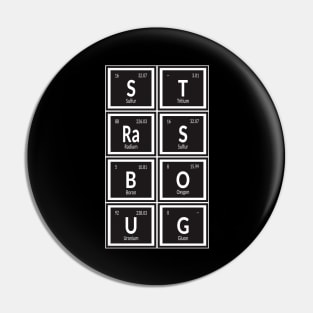 Strasbourg City | Periodic Table Pin