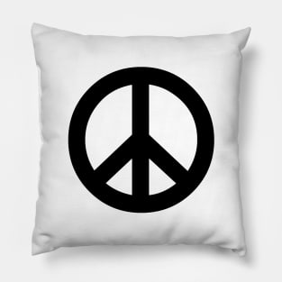 Peace (white tshirt) Pillow