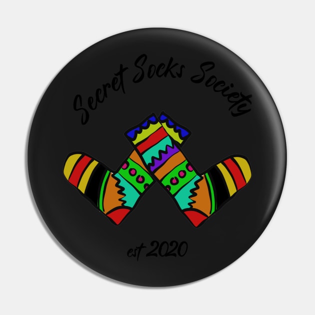 Secret Socks Society Pin by roelworks