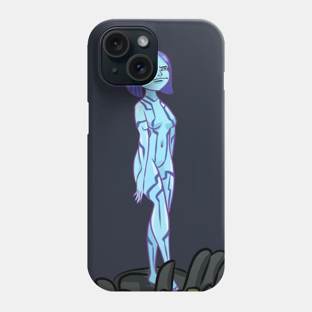 Annoyed Cortana Phone Case by JXG