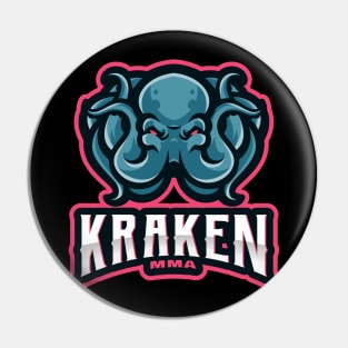 Kraken MMA Fighter Pin