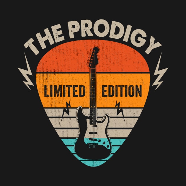 Vintage Prodigy Name Guitar Pick Limited Edition Birthday by Monster Mask