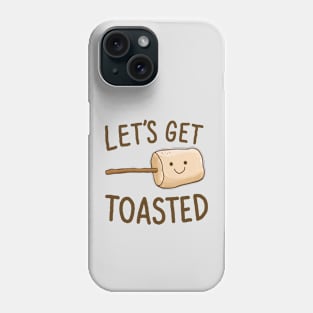 Let’s Get Toasted Funny Hiking and Camping Phone Case