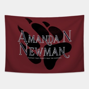 Amanda N. Newman Paw Print Logo Tapestry