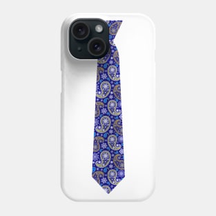 Blue Paisley Tie Phone Case