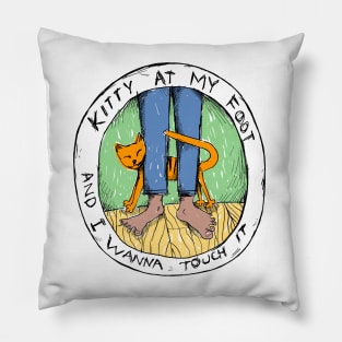 Kitty by Presidents of the United States of America - Illustrated Lyrics Pillow