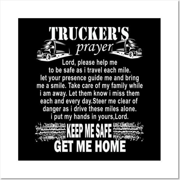 Truck Driver Gifts A Trucker's Prayer Trucker Gift 18 -  Denmark