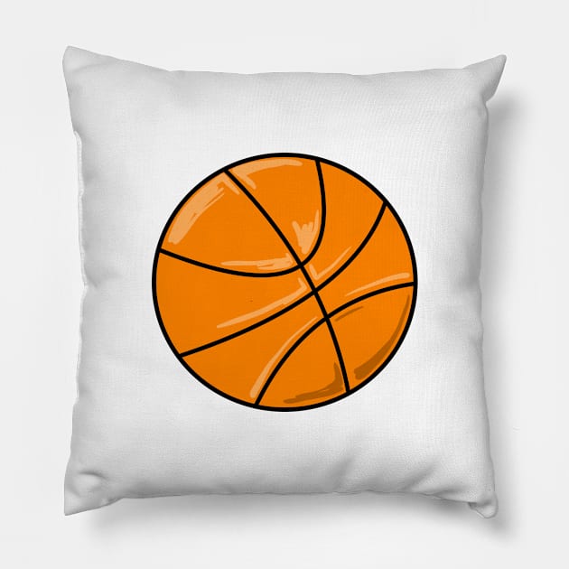 I love this game - basketball Pillow by Hot-Mess-Zone