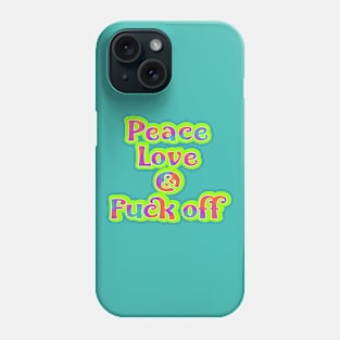 Peace, Love, and Phone Case