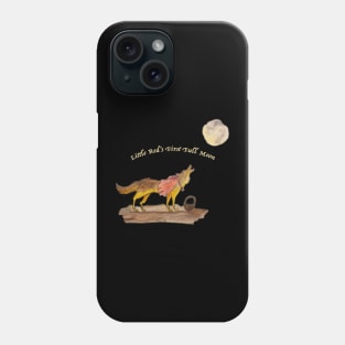 Little Red as a Wolf Phone Case