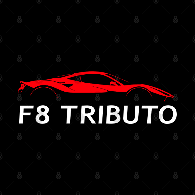 F8 Tributo Silhouette by Meca-artwork