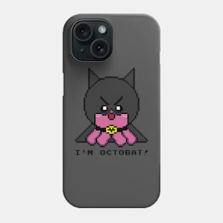 Batman-inspired Cute Octopus Pixel Phone Case