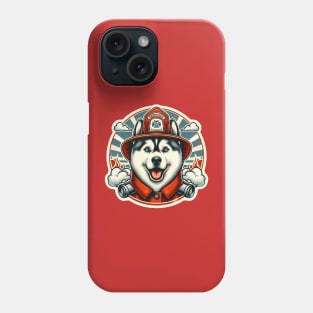 Husky Fireman Phone Case