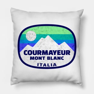 Ski Courmayeur Italy Skiing Mont Blanc Italia Matterhorn Pillow