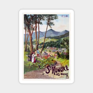 St Honoré les Bains Vintage Poster 1897 Magnet