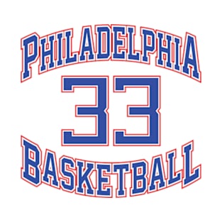 Philadelphia Basketball Number 33 T-Shirt