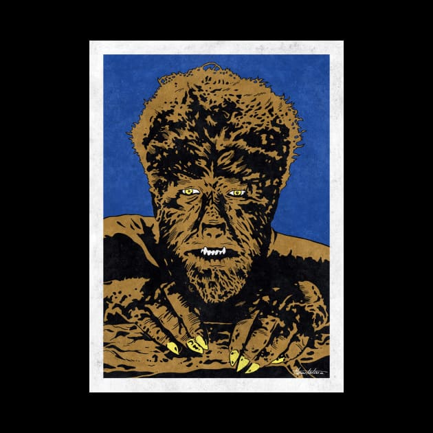 THE WOLFMAN (Pop Art) by Famous Weirdos